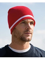 Result Headwear R 368X Pletená čepice s kontrastními pruhy 28.368X gold/green-white Result Headwear R 368X Pletená čepice s kontrastními pruhy 28.368X gold/green-white