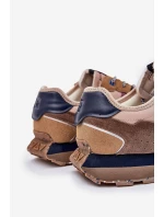 Semišové Pánské Tenisky Na Platformě Big Star RR174475 Hi-Poly System Béžové Semišové Pánské Tenisky Na Platformě Big Star RR174475 Hi-Poly System Béžové