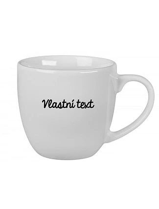 Vlastní text na bílý keramický hrníček 400 ml Vlastní text na bílý keramický hrníček 400 ml