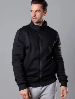 Černá pánská mikina se stojáčkem (68B2002-3)