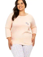 Dámské pyžamo 3256 Ariella peach - TARO Dámské pyžamo 3256 Ariella peach - TARO