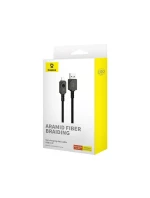 Baseus Nezlomitelný kabel USB-IP 2,4A 2m (černý)