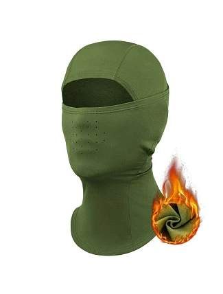 Qunature lyžařský plášť 13230023015 bike motorbike balaclava velikost L - zelená