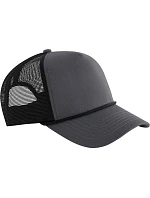 Beechfield B 633 5 panelová Trucker kšiltovka "Rope" 53.0633 graphite grey/black