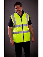 Yoko HV 008F Hi-Vis Oboustranná Fleecová Vesta 79.008F hi vis orange