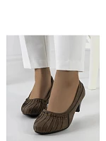 Lodičky na podpatku 90175 khaki - Solea