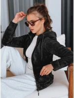 Dámská mikina s kapucí černá FashionStreet BY1556