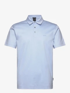 Pánská modrá polokošile BOSS Palosh 30 AZZURRO slim fit (50471335-450)
