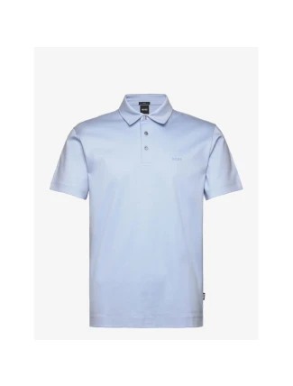 Pánská modrá polokošile BOSS Palosh 30 AZZURRO slim fit (50471335-450)