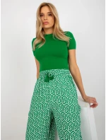 Kalhoty D73770R62237A zelená Kalhoty D73770R62237A zelená