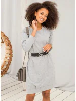 Šaty RV TU 5184.93P šedá Šaty RV TU 5184.93P šedá