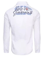 Pánská bílá košile FashionStreet DX2283