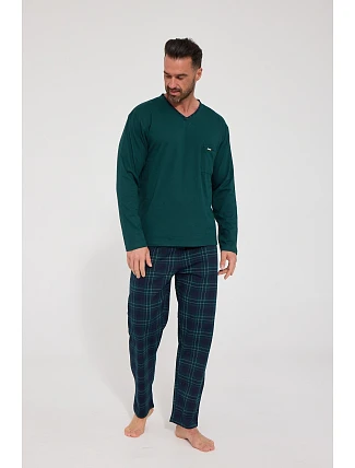 Pyžamo Cornette 122/335 Anthony, dlouhé rukávy, velikosti 3XL–5XL Pyžamo Cornette 122/335 Anthony, dlouhé rukávy, velikosti 3XL–5XL