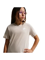 Dětské tričko Nike Sportswear béžové FZ5177 236 Dětské tričko Nike Sportswear béžové FZ5177 236