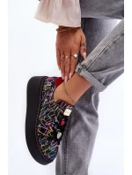 Kožené sportovní boty na platformě Maciejka 06191-39 Multikolor