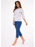Cornette 732/452 Amelia 2 3/4 M-2XL dámské pyžamo