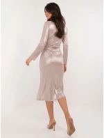 Šaty DHJ SK 18169.76 béžové Šaty DHJ SK 18169.76 béžové