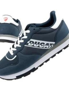 Pánské sportovní boty DS410-11 Tmavě modrá s bílou - Ducati