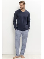 Pyžamo Taro 3669 Dorian, dlouhé rukávy, 3XL–4XL, Z26 Pyžamo Taro 3669 Dorian, dlouhé rukávy, 3XL–4XL, Z26