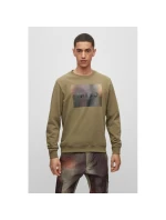 Hugo Boss pánská bavlněná pletená mikina s potiskem zelená (50488906-345) pánské Hugo Boss pánská bavlněná pletená mikina s potiskem zelená (50488906-345) pánské