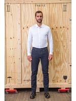NEOBLU Basile Men Piqué košile s dlouhým rukávem 24.3777 night blue NEOBLU Basile Men Piqué košile s dlouhým rukávem 24.3777 night blue