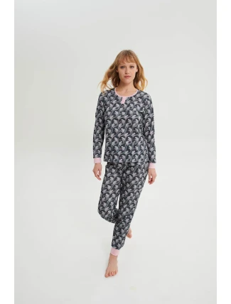 Vamp - Pyžamo s dlouhými rukávy 19465 - Vamp