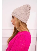 Fleecová čepice Marta K231 light beige Fleecová čepice Marta K231 light beige