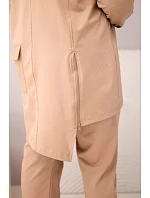 Dámský bavlněný komplet Plus Size s mikinou a kalhotami fango Dámský bavlněný komplet Plus Size s mikinou a kalhotami fango
