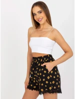 Šortky D73771M62233KA černá