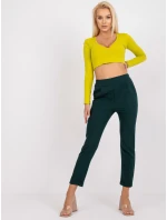 DHJ kalhoty SP 13926.02 tmavě zelená DHJ kalhoty SP 13926.02 tmavě zelená