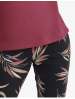 Zahradní pyžamo 40929-83X Bordó a černá - Henderson Ladies Zahradní pyžamo 40929-83X Bordó a černá - Henderson Ladies