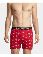 Pánské trenýrky ATLANTIC 2Pack - červená/tmavě modrá