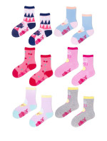 Ponožky pro mládež YO! SKA-0003G ABS A'6 27-30