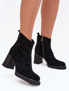 Boty na podpatku model 217801 Step in style