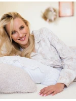 Dámská košile bez knoflíků Key LND 567 B25 délka/r S-XL Dámská košile bez knoflíků Key LND 567 B25 délka/r S-XL