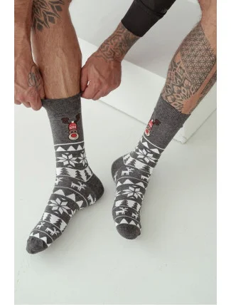 PÁNSKÉ VÁNOČNÍ PONOŽKY NORSKÝ SOB 1290.022