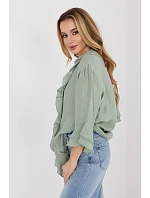 Košile s dlouhým rukávem  model 225521 Italy Moda