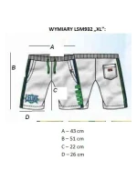 LEONE pánské šortky LSM932/S16 bílé "XL" LEONE pánské šortky LSM932/S16 bílé "XL"