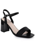 Dámské černé sandály na jehlovém podpatku Vinceza 62228 Dámské černé sandály na jehlovém podpatku Vinceza 62228