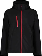 Regatta TRA 701 3-vrstvá softshellová bunda s kapucí "Venturer" 36.A701 black/classic red