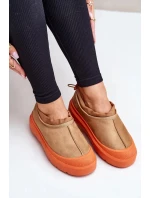 Dámské sněhule na platformě s nízkou holenní částí Camel Izamine