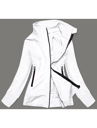 Bílá dámská mikina se stojáčkem (HD150-45) Bílá dámská mikina se stojáčkem (HD150-45)