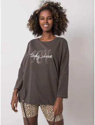 Halenka RV BZ 6282.85P tmavá khaki