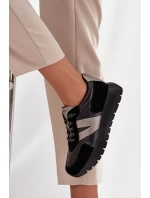 Dámské tenisky na platformě Vinceza  – černé