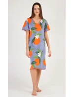 Dámská noční košile s krátkým rukávem Pomeranče