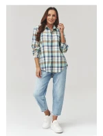 Košile s dlouhým rukávem  model 223228 Makadamia