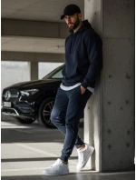 FashionStreet pánské tmavě modré tepláky UX2707