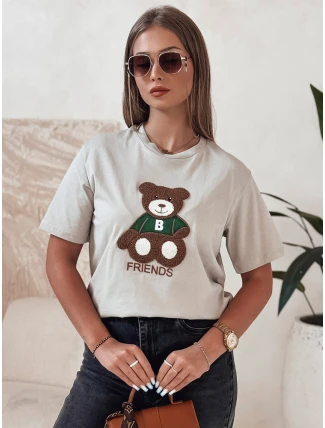 Dámské tričko BAREN beige FashionStreet RY2566