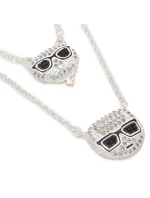 KARL LAGERFELD STŘÍBRNÝ NÁHRDELNÍK K/ICONIC PAVE KARL LAGERFELD STŘÍBRNÝ NÁHRDELNÍK K/ICONIC PAVE