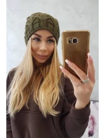 Fleecová čepice Sonia K201 khaki Fleecová čepice Sonia K201 khaki